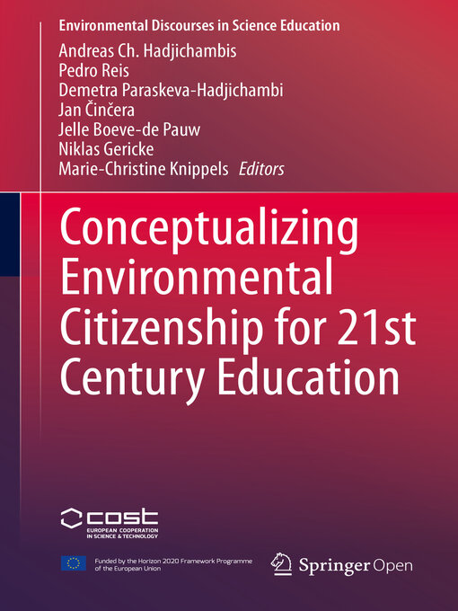 Title details for Conceptualizing Environmental Citizenship for 21st Century Education by Andreas Ch. Hadjichambis - Available